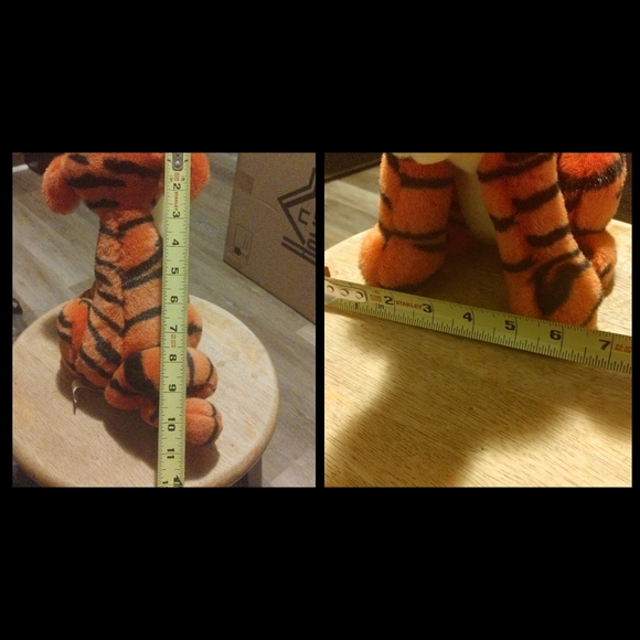 Walt Disney Tigger 11" Plush Stuffed Animal Curly Coiled Tail Winnie-the-Pooh - Picture 9 of 10